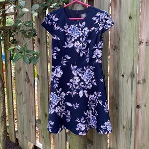 Vince Camuto fit and flare floral dress